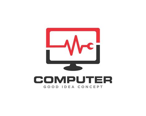 Computer Technology Logo Icon Design Vector 10664767 Vector Art at Vecteezy