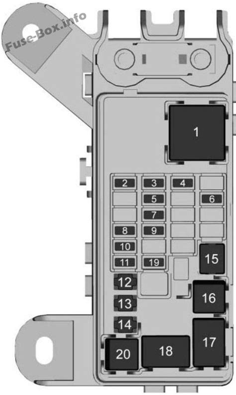 Sicherungskasten und das Relais für GMC Yukon Yukon XL 2015 2020