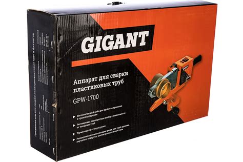Аппарат для сварки пластиковых труб Gigant GPW-1700 - выгодная цена ...