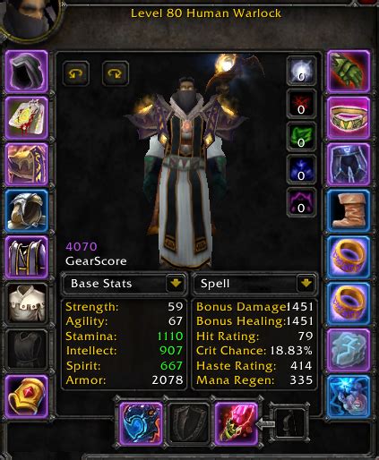 Selling 6k Gs Rogue 4k Gs Warlock Warmane Lordaeron Epicnpc