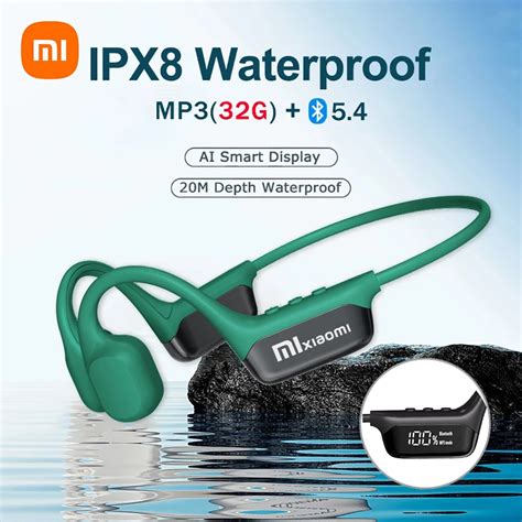 Xiaomi-Mijia-Bone-Conduction-Earphones-IPX8-Waterproof-Headset-for ...