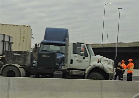 Crash Involving Large Truck Snarls Traffic On Highway 401 In