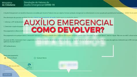 47 Mil Brasileiros Já Devolveram O Auxílio Emergencial Veja Como Fazer