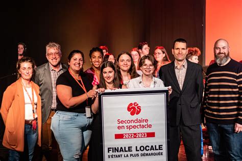 Les Gagnants De La Finale RÉgionale De Secondaire En Spectacle Sont