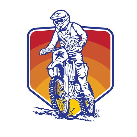 Motocoross Enduro Climb Vector Illustration Perfect For Tshirt Design