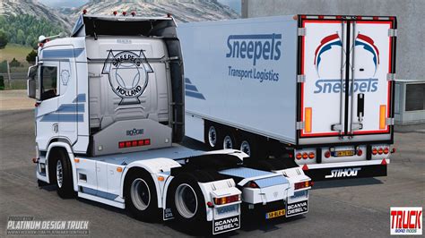 Trucks Ets Scania R Sneepels V X