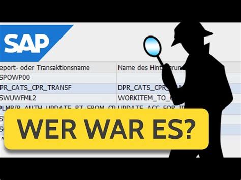 Anzeige Aller Angemeldeten Benutzer In Sap Erp Youtube