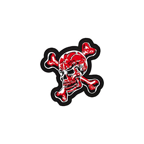 Red Skull Embroidered Patch - Duff McKagan Official Store