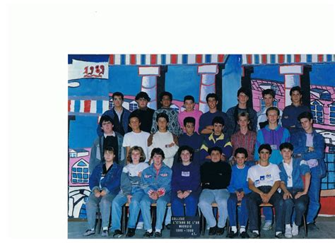 Photo de classe 4T de 1989 Collège L etang De L or Copains d avant