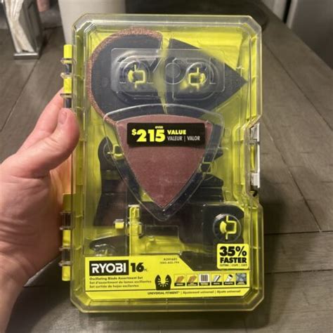 Ryobi A241601 Oscillating Multi Tool Accessory Kit 16 Piece New In Box 33287194308 Ebay