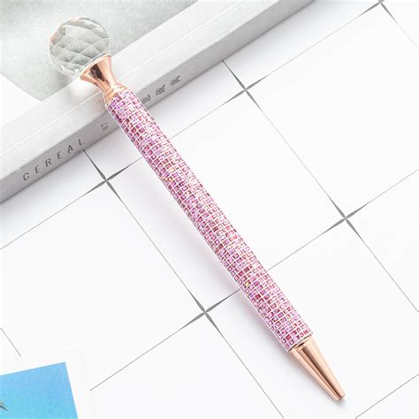 Promotional Big Diamond Pen Fashion Metal Ball Pen With Custom Logo