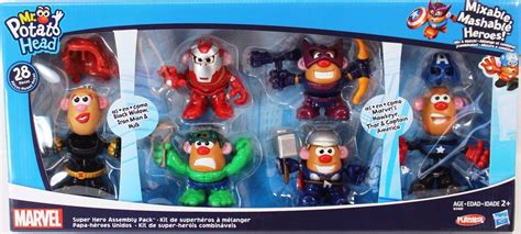 New Mr Potato Head Marvel Mixable Mashable Heroes Super Hero Pack