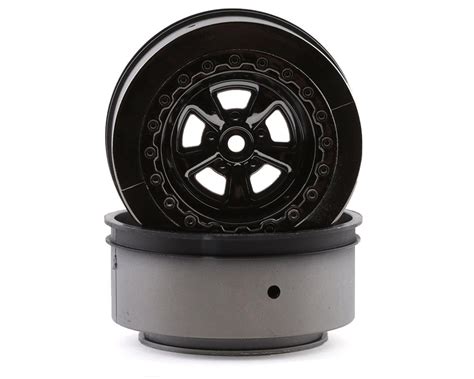 Team Associated Dr10 Drag Racing Rear Wheels Black Chrome 2