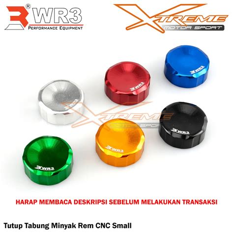 Jual Tutup Tabung Minyak Rem Small Cnc Wr Brembo Ktc Universal Xmax