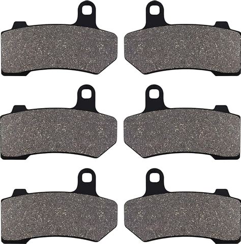 Cyleto Front Rear Brake Pads For Harley Davidson FLHR Road King