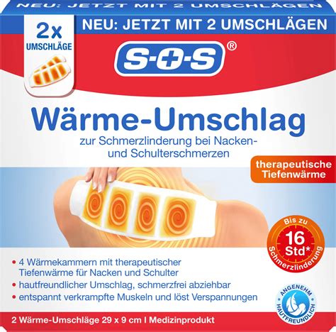 SOS Wärme Umschlag 2 St dm Dauerpreis Immergünstig einkaufen dm at