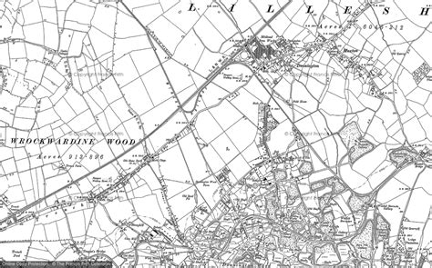 Historic Ordnance Survey Map Of Donnington 1881 1882