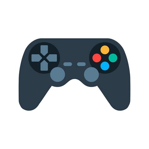 Modern Flat Design Of Gamepad Or Joystick Icon For Web Vector