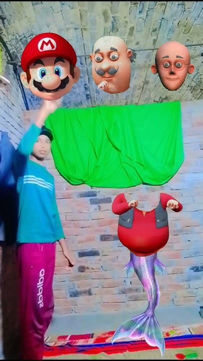 Motu Head Matching Video Funny 🤣 Vfx Magic Video Shorts Shortsfeed Funny Vfx Viral