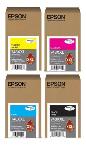 Cartuchos Epson T748xxl Negro T748xxl Colores Wf 6590 Combo