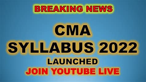 Cma Syllabus Cma New Syllabus For Cma Inter Final And