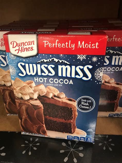 Swiss Miss X Duncan Hines Hot Cocoa Cake Mix R Junkfoodfinds