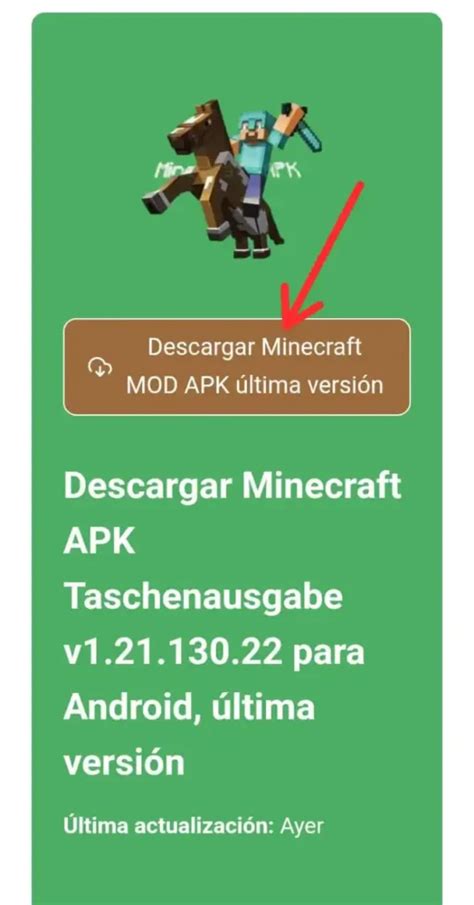 Apk Minecraft Ultima Versao - Descargar Minecraft APK Última Versión 1.21.130.28 Mayo 2026 ...