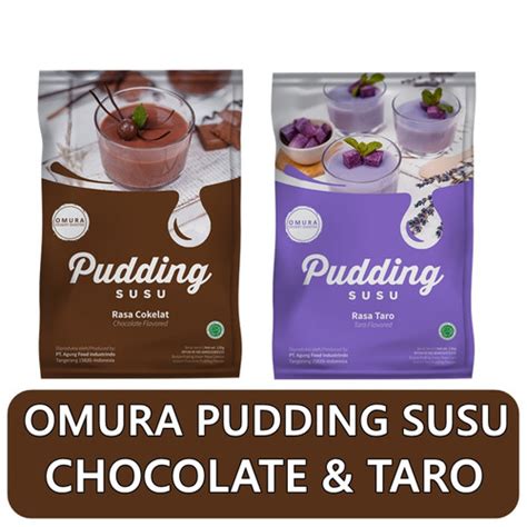 Jual Omura Pudding Susu Chocolate Dan Pudding Susu Taro Jakarta Barat