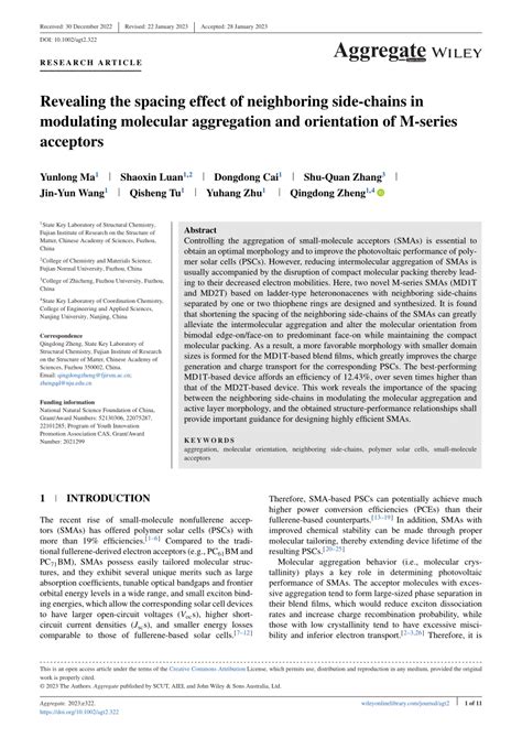 Pdf Revealing The Spacing Effect Of Neighboring Sidechains In