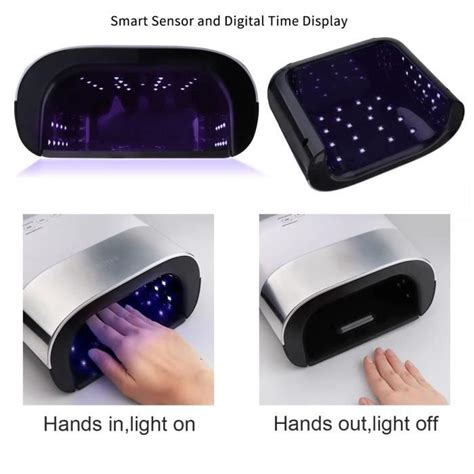 Monja S Che Ongles Lampe Led Uv Stal W Avec Minuterie Intelligente