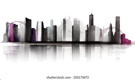 City Skyline Drawing Easy - Kremi Png