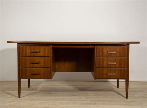 Mid Century Danish Teak Desk S