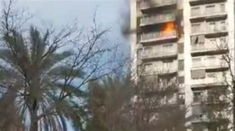 Así Se Inició El Incendio Del Edificio De Valencia Las Primeras Llamas