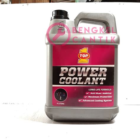 Jual Air Radiator Coolant Air Kulen Liter Merk Top Power Coolant