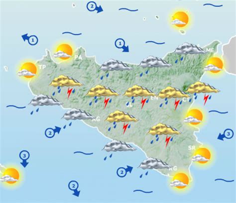 Meteo Sicilia Temporali Pomeridiani In Arrivo La Replica Attese