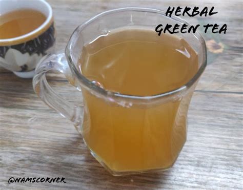 Herbal Green Tea Recipe Spiced Green Tea Immunity Booster Nams Corner