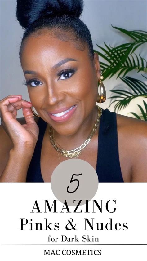 Pink Nude MAC Lipsticks For Dark Skin Dark Skin Makeup Lipstick For Dark Skin Nude Pink