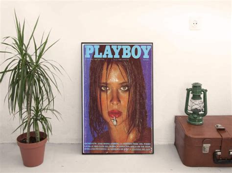 Playboy Vintage Poster Retro Poster Aesthetic Digital Art Etsy Australia