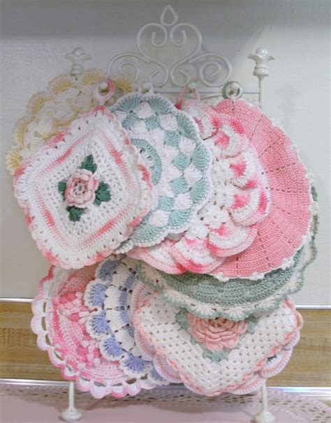 Vintage Pot Holders Crochet Crochet Crafts Crochet Patterns