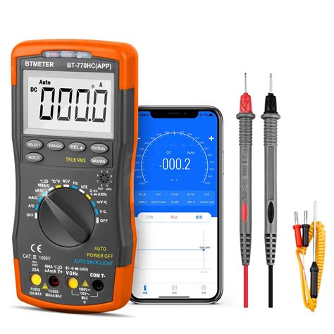 Btmeter Wireless Bluetooth True Rms Digital Multimeter Counts Auto