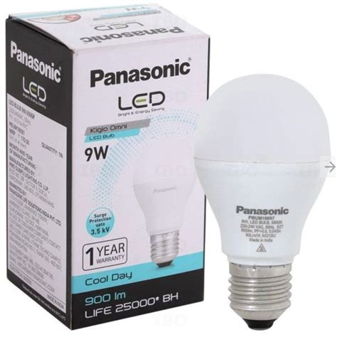 E Panasonic W Kiglo Omni Led Bulb Cool White K At Rs Piece