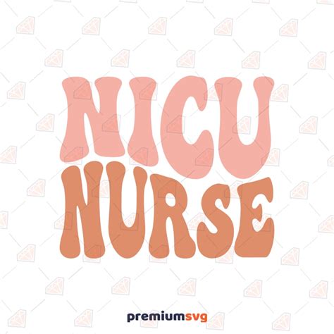 Nicu Nurse SVG Design, Retro Wavy Text SVG | PremiumSVG