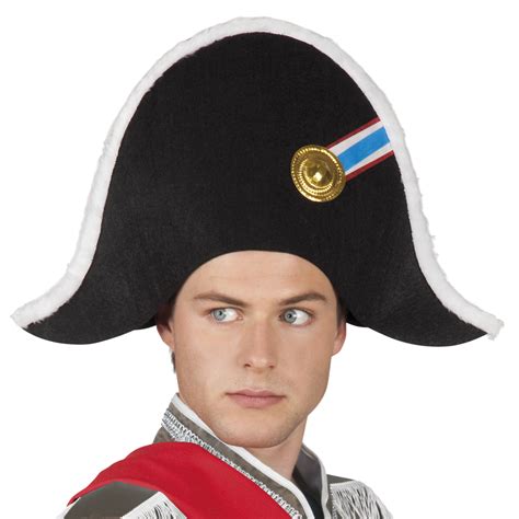 Gendarme Hat Fancy Dress French Napoleon Military Historical Costume