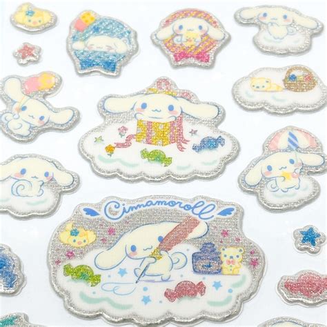 Sanrio Embossed Stickers - Cinnamoroll | MAIDO! Kairashi Shop