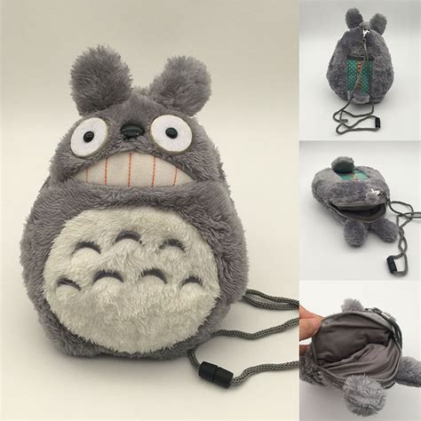 20CM Japanese My Neighbor Totoro Plush Toy Cute Bag Wallet