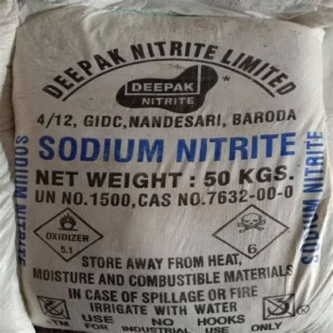 Sodium Nitrite Powder 50 Kg Bag At Rs 58 Kg In Ahmedabad ID