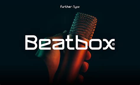 Beatbox Type By Further Type Foundry On Dribbble