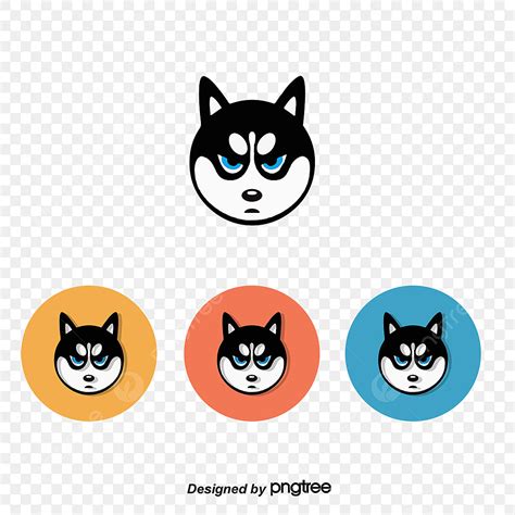 Husky Vector PNG Images, Husky Icon, Icon Vector, Dog Icon, Husky Head PNG Image For Free Download