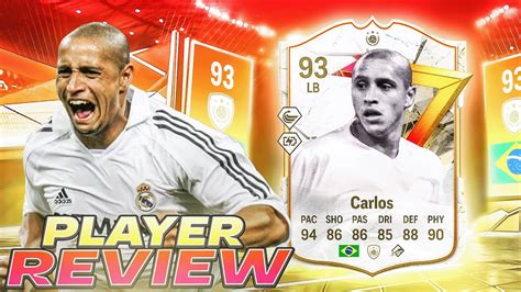 93 GOLAZO ICON ROBERTO CARLOS PLAYER REVIEW EA FC 24 ULTIMATE TEAM