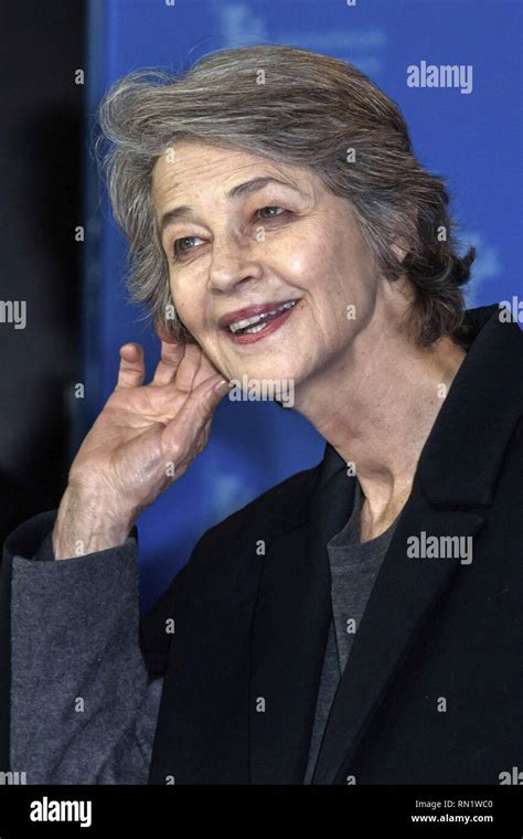 Berlin Germany Th Feb Charlotte Rampling Beim Photocall Zur